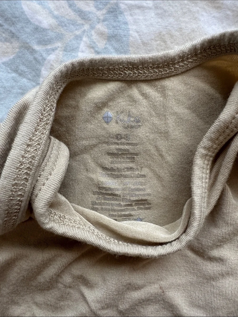 Kyte BABY Tan Short-Sleeve Cotton Bodysuit